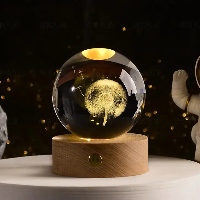 3D Night Crystal Ball - Products By Jax