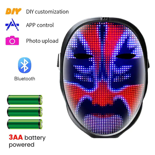 LED Party Face Mask - Products By Jax